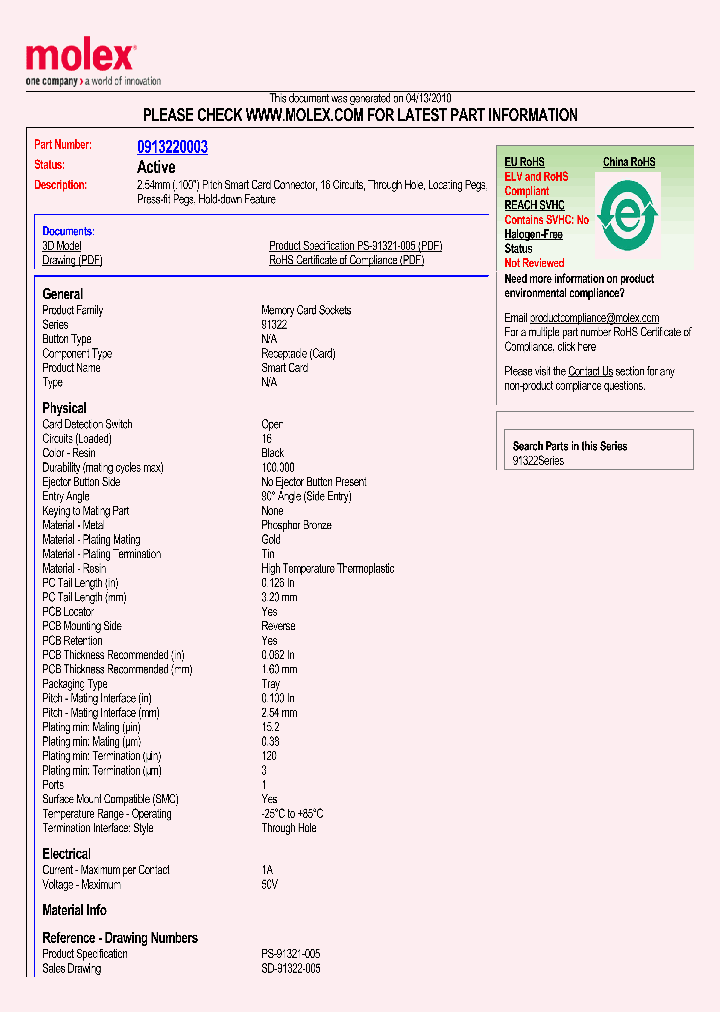91322-0003_4913012.PDF Datasheet