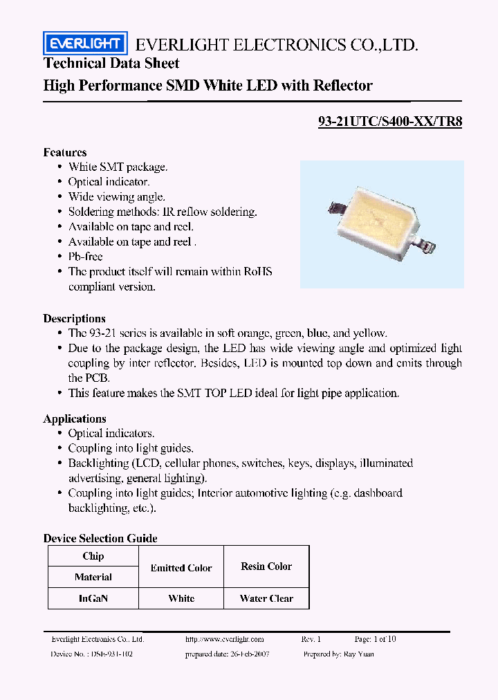 93-21UTCS400-XXTR8_4760924.PDF Datasheet