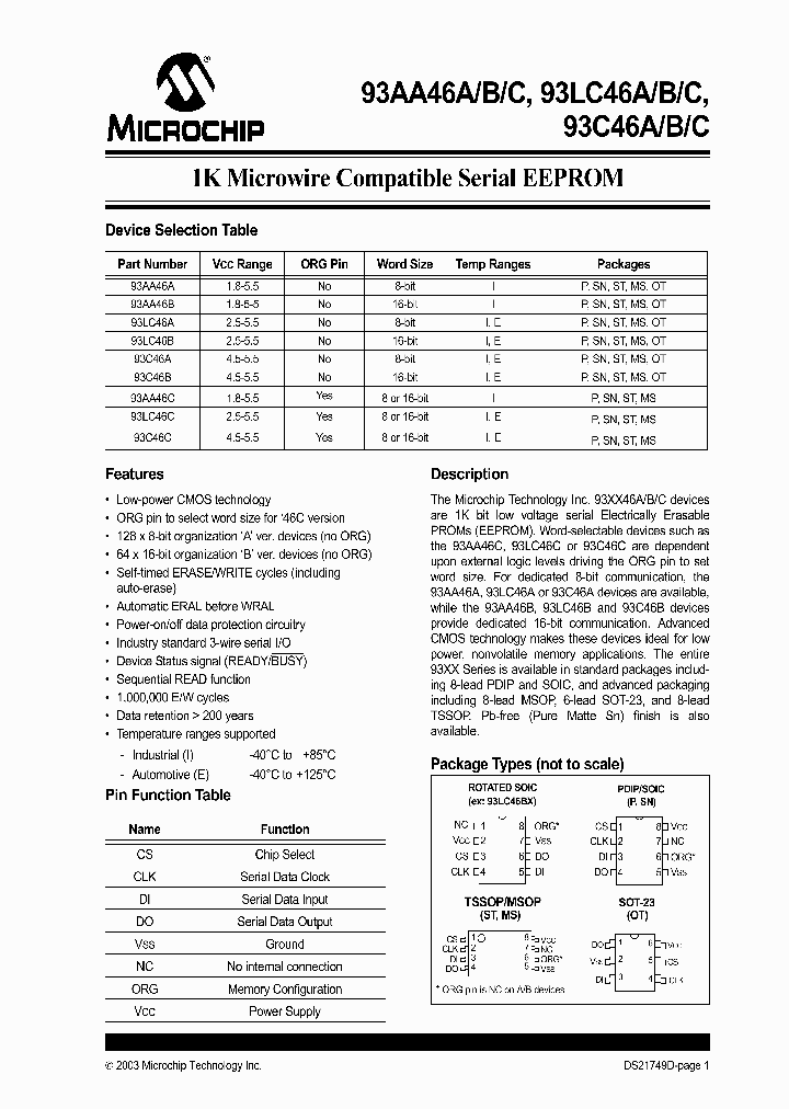 93AA46BT-IMSG_4540033.PDF Datasheet