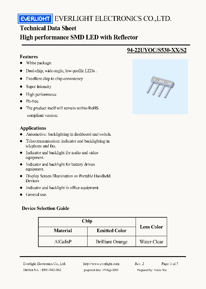 94-22UYOCS530-XXS2_4888631.PDF Datasheet