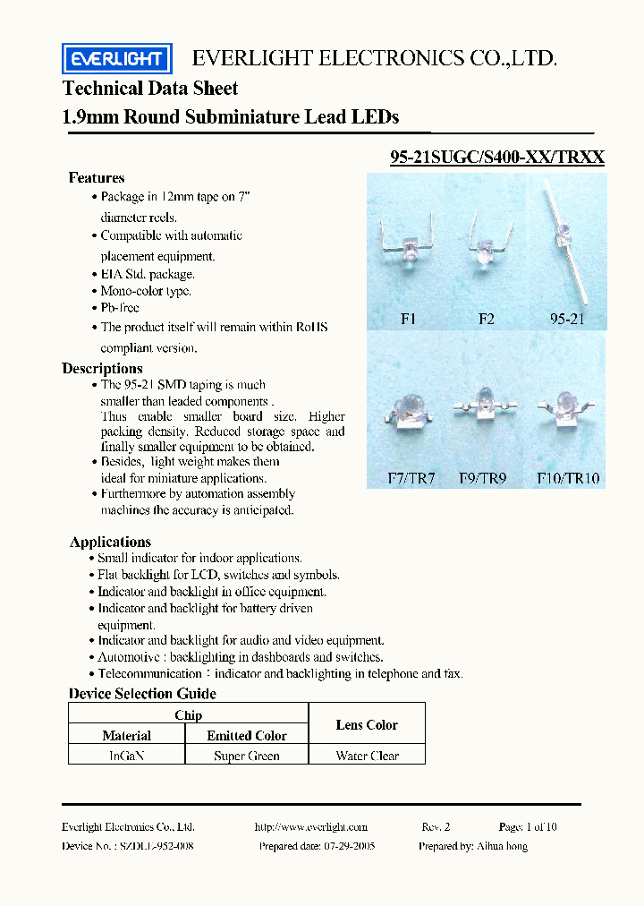 95-21SUGC_4168728.PDF Datasheet