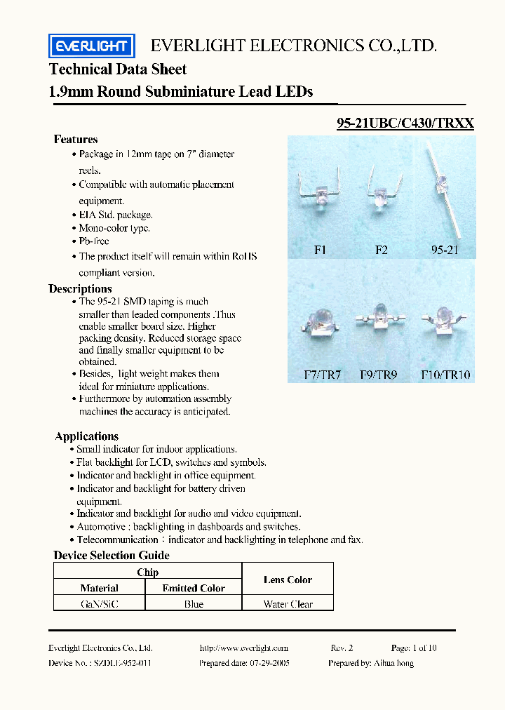95-21UBCC430TRXX_4862852.PDF Datasheet