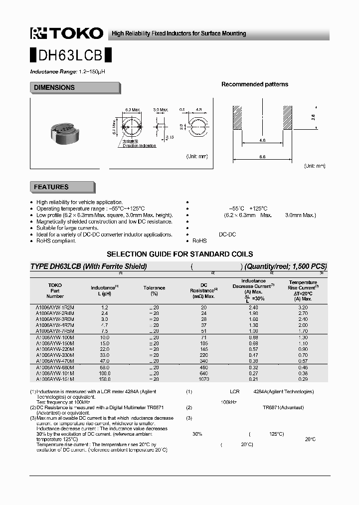 A1006AYW-330M_4527798.PDF Datasheet