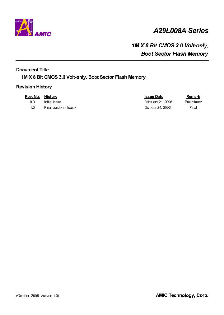 A29L008ATV-70_4193051.PDF Datasheet