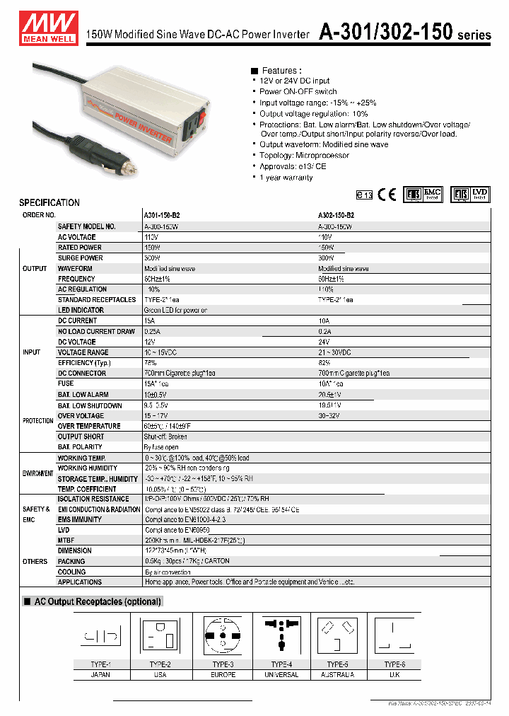 A301-150-B2_4890175.PDF Datasheet