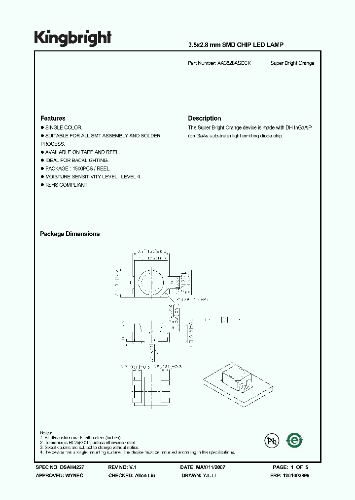 AA3528ASECK_4175059.PDF Datasheet