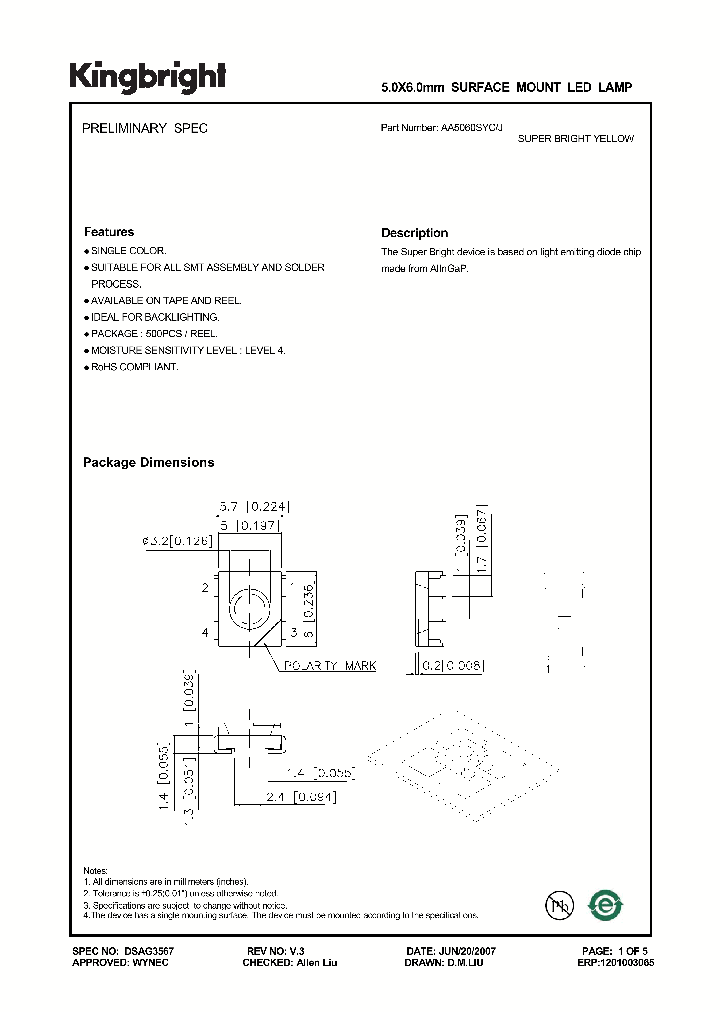 AA5060SYC-J_4644328.PDF Datasheet