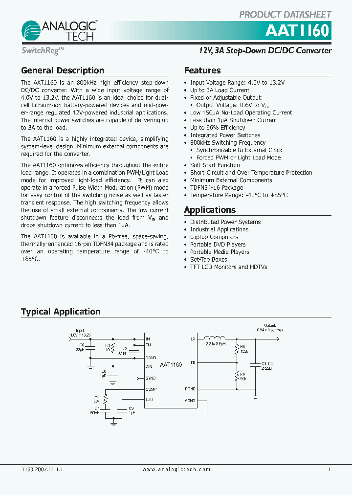AAT1160IRN-06-T1_4220910.PDF Datasheet
