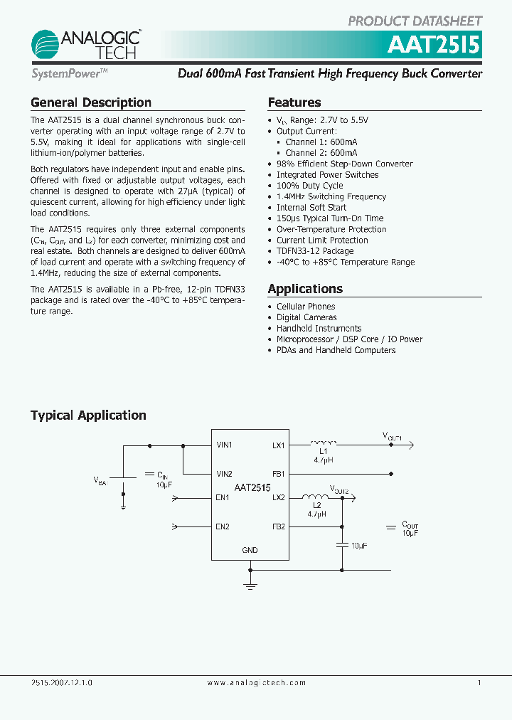AAT2515_4173568.PDF Datasheet