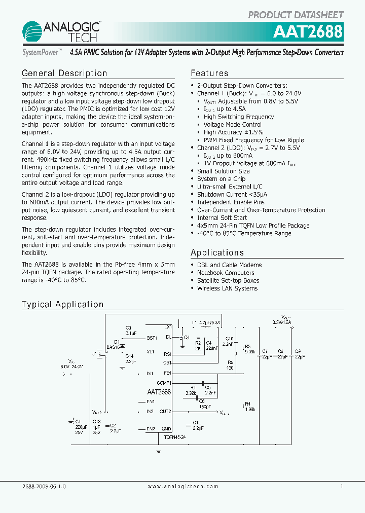 AAT2688IFK-AI-T1_4241399.PDF Datasheet