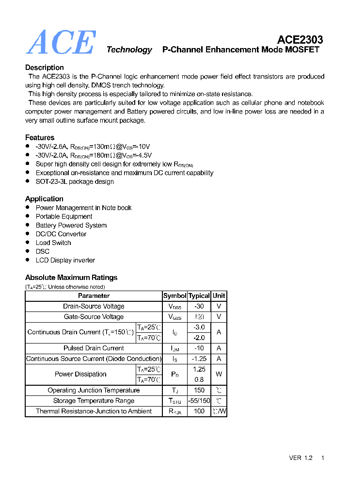 ACE2303_4575949.PDF Datasheet