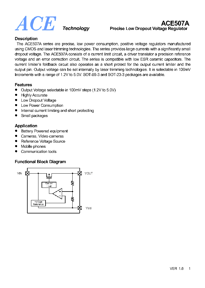 ACE507A45BM_4571423.PDF Datasheet