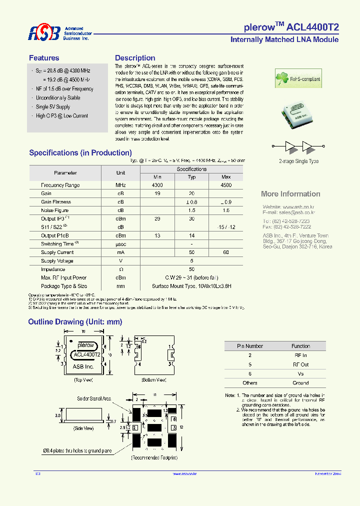 ACL4400T2_4524600.PDF Datasheet