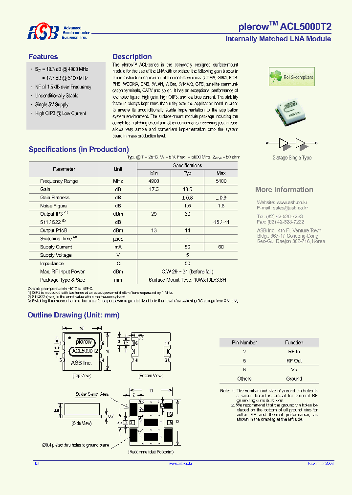 ACL5000T2_4740994.PDF Datasheet