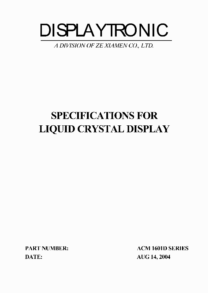 ACM1601D_4718974.PDF Datasheet