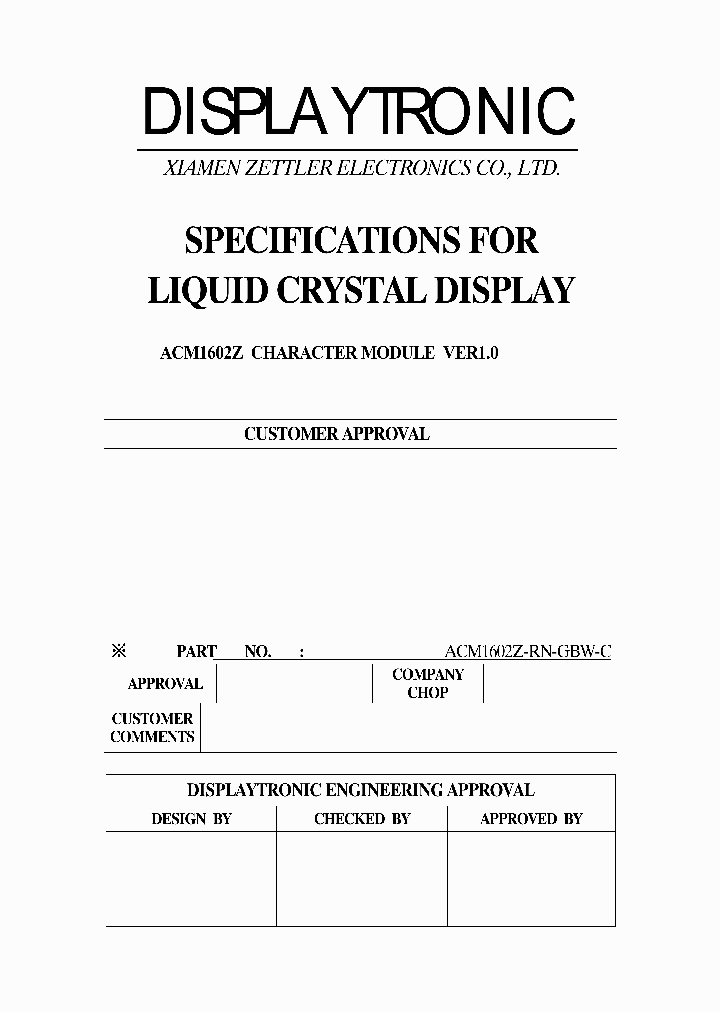 ACM1602Z-RN-GBW-C_4601056.PDF Datasheet