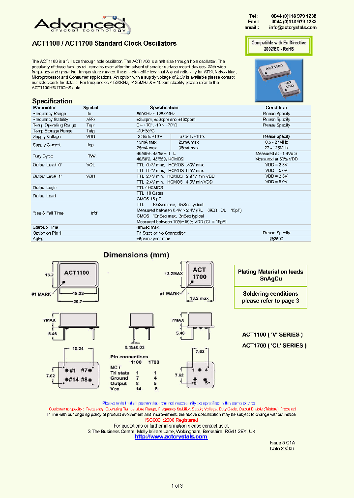 ACT1700_4173723.PDF Datasheet
