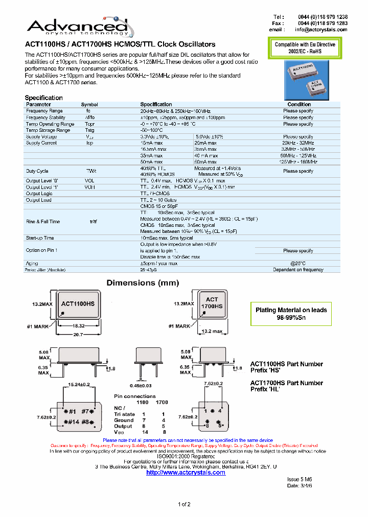 ACT1700HS_4173724.PDF Datasheet
