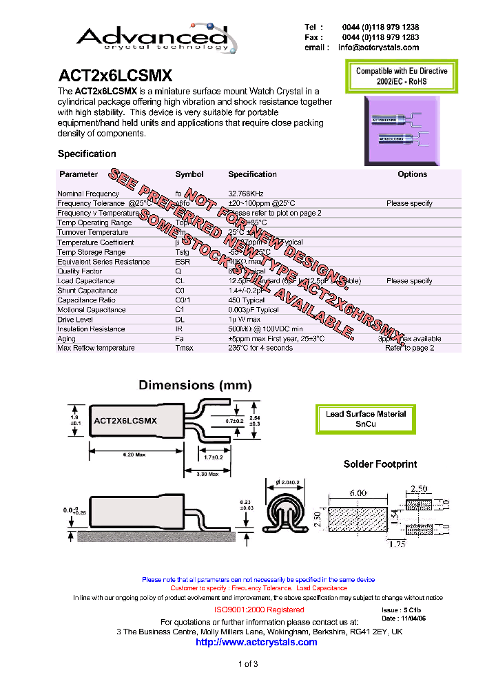 ACT2X6LCSMX_4778338.PDF Datasheet