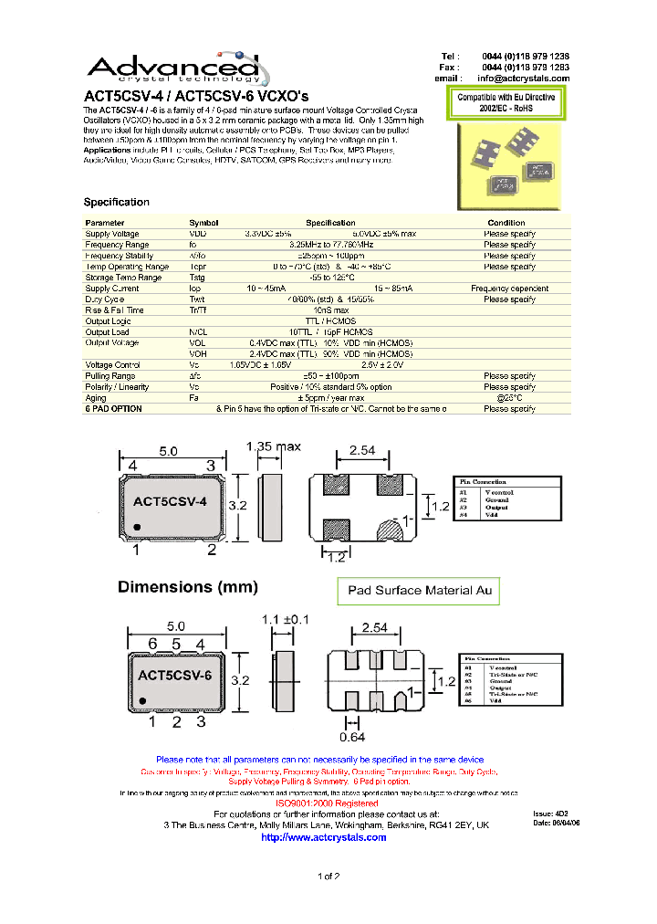ACT5CSV-4_4216009.PDF Datasheet