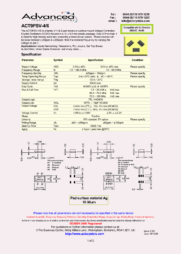 ACT9PSV-4_4318842.PDF Datasheet