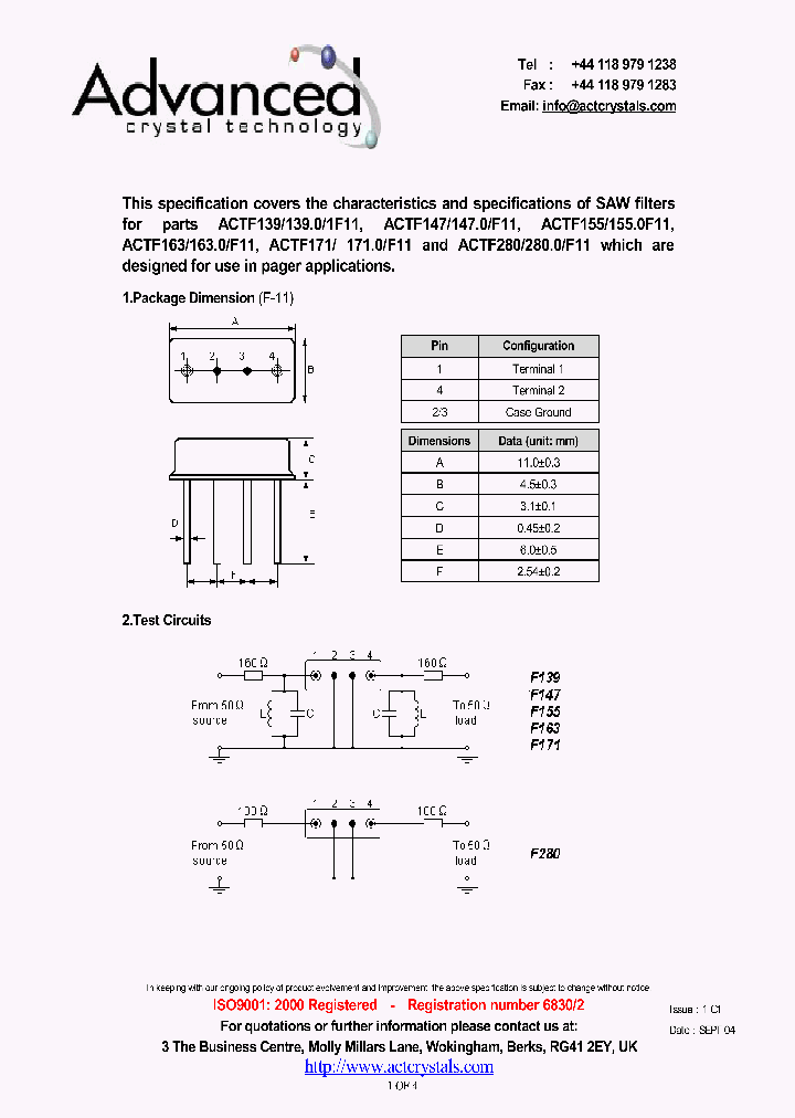 ACTF13913901F11_4204645.PDF Datasheet