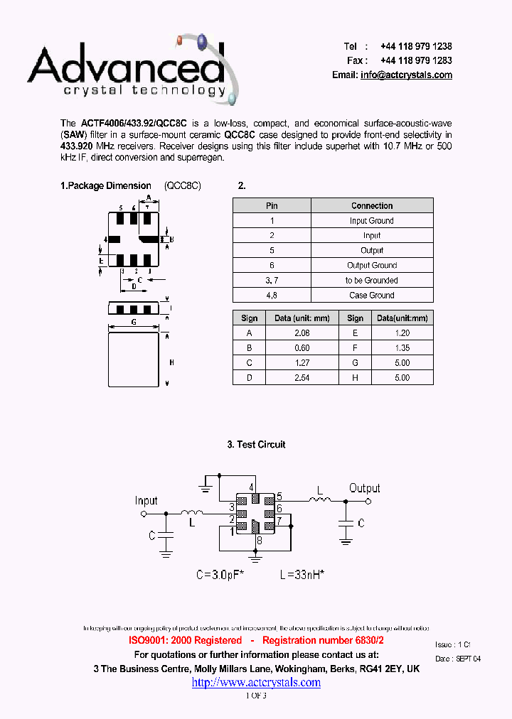 ACTF4006_4227585.PDF Datasheet