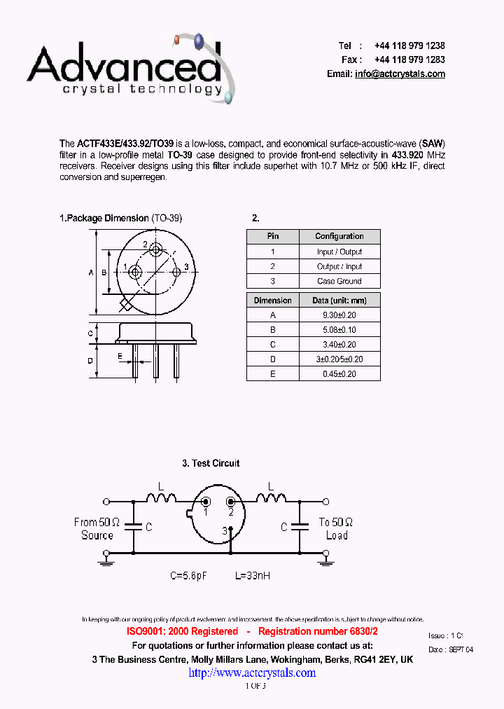 ACTF433E43392TO39_4194264.PDF Datasheet
