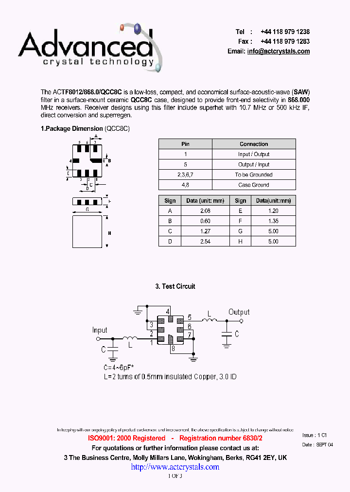 ACTF8012_4245061.PDF Datasheet