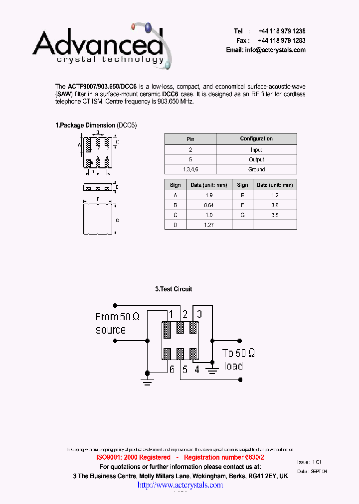 ACTF9007_4205106.PDF Datasheet