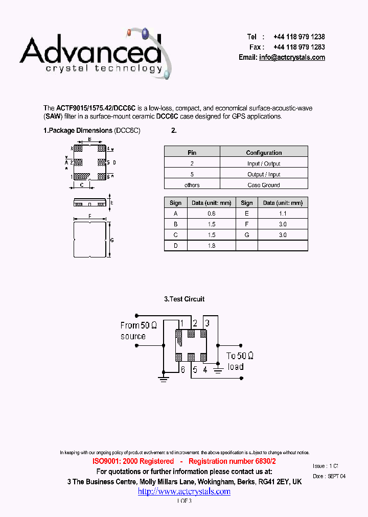ACTF9015_4205107.PDF Datasheet