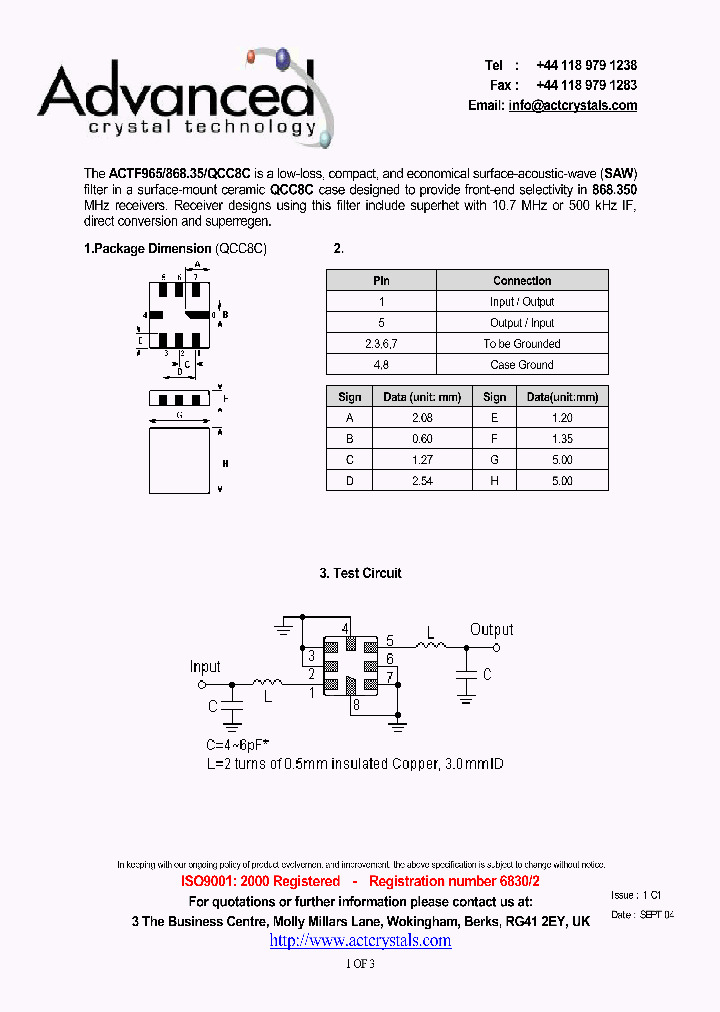 ACTF965_4205119.PDF Datasheet