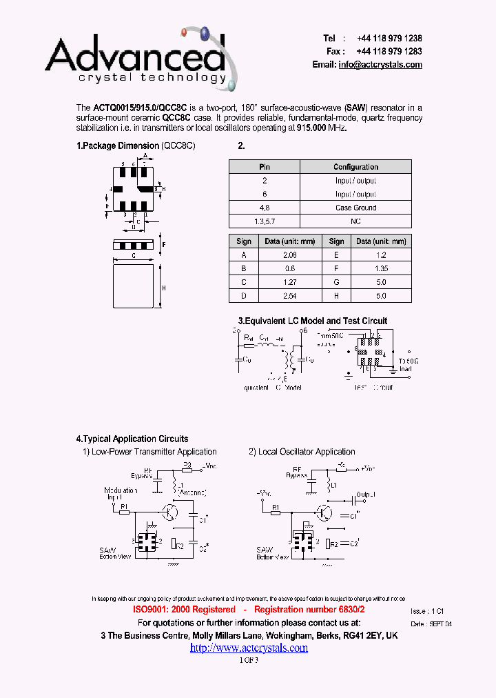 ACTQ0015_4218533.PDF Datasheet