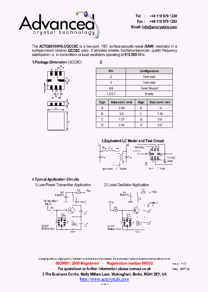 ACTQ0016_4218535.PDF Datasheet