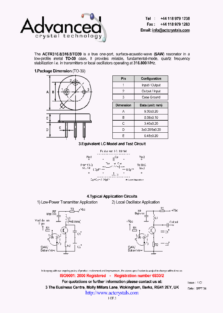 ACTR31683168TO39_4194268.PDF Datasheet