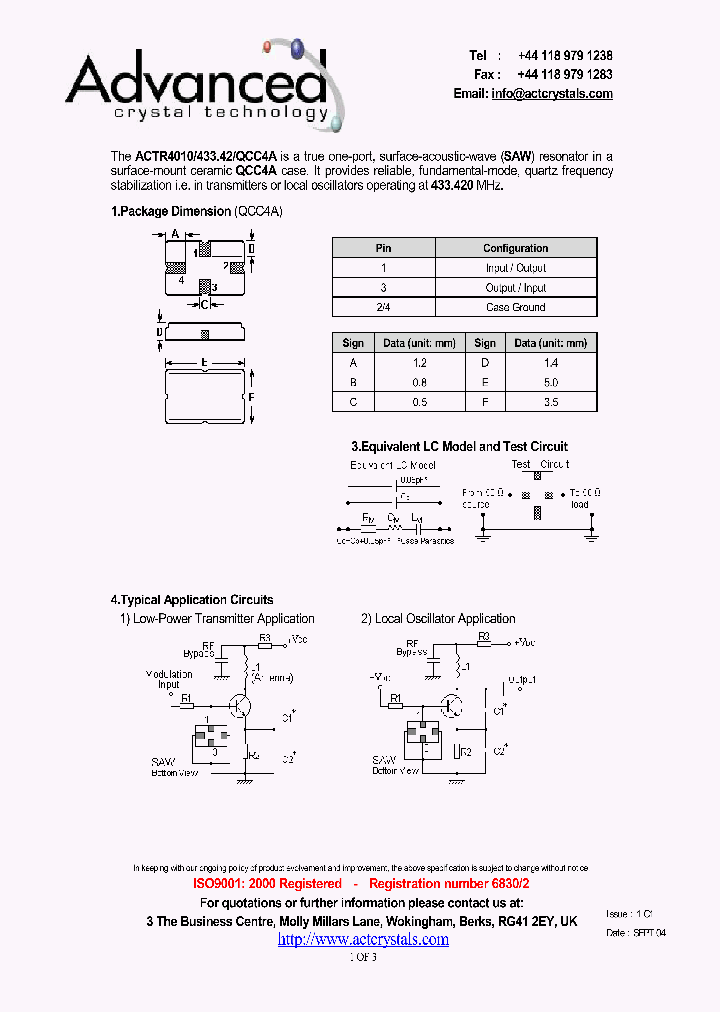 ACTR4010_4166670.PDF Datasheet