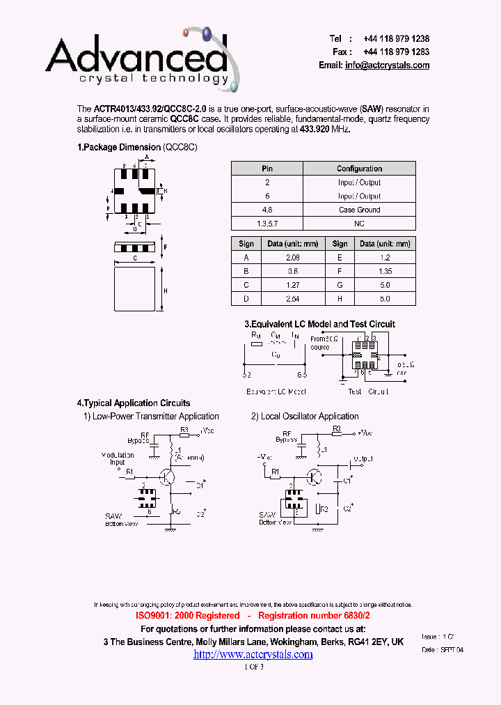 ACTR4013_4166672.PDF Datasheet