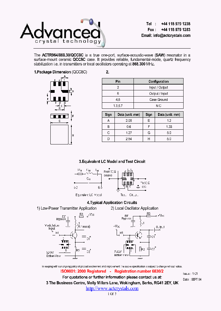 ACTR964_4188866.PDF Datasheet