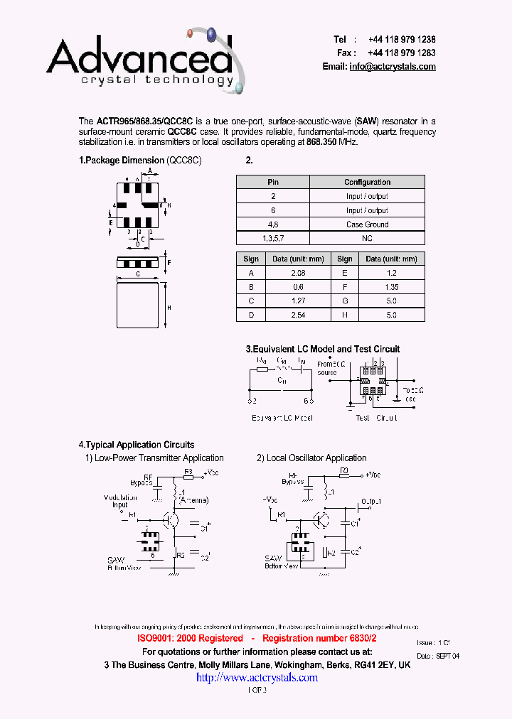 ACTR965_4188868.PDF Datasheet