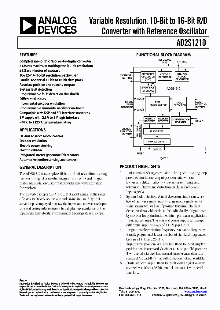 AD2S1210_4285504.PDF Datasheet