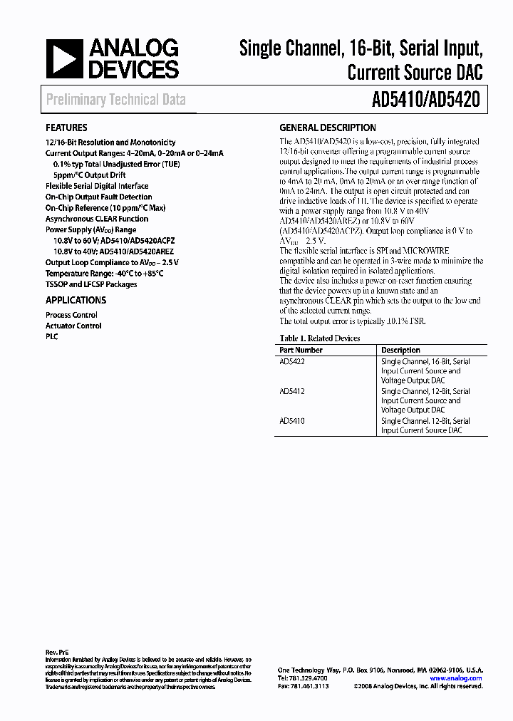 AD5410ACPZ_4686154.PDF Datasheet