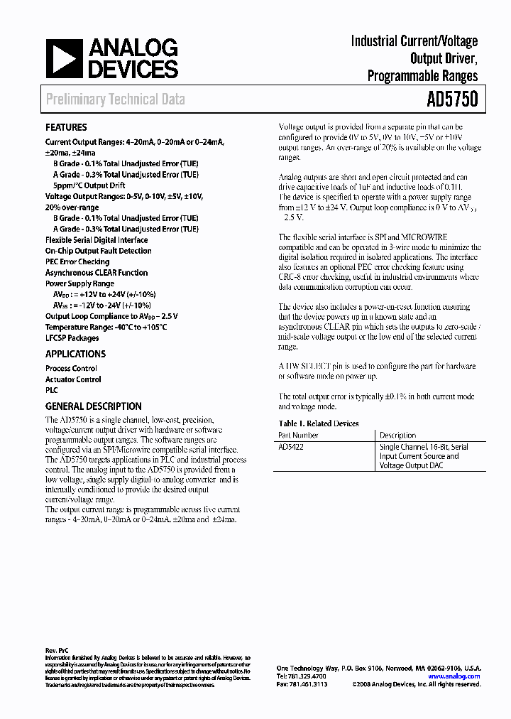 AD5750_4214402.PDF Datasheet