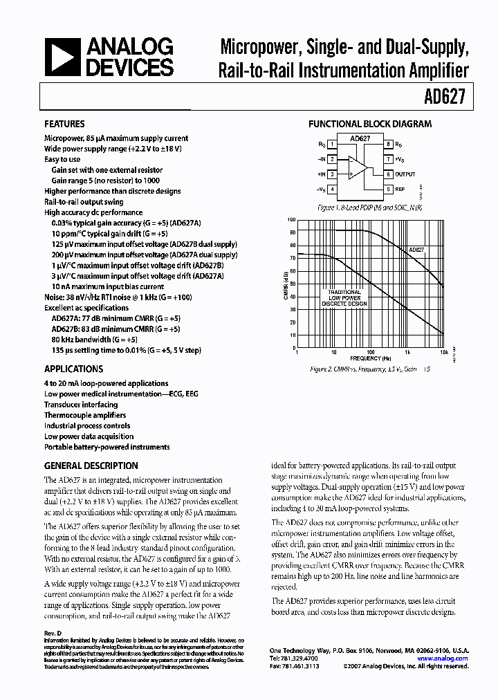 AD627ARZ-R7_4914531.PDF Datasheet