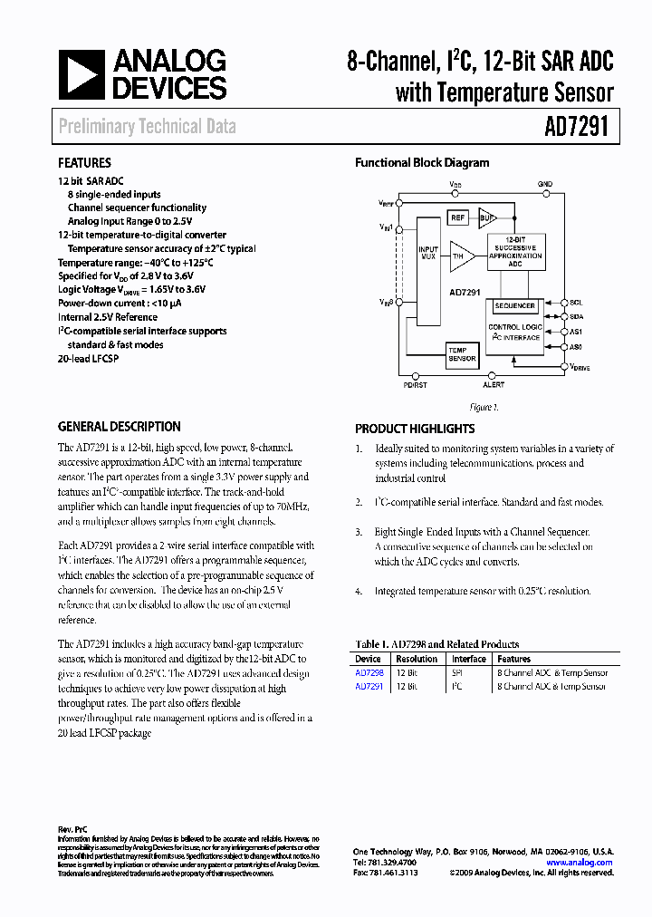 AD7291_4584797.PDF Datasheet
