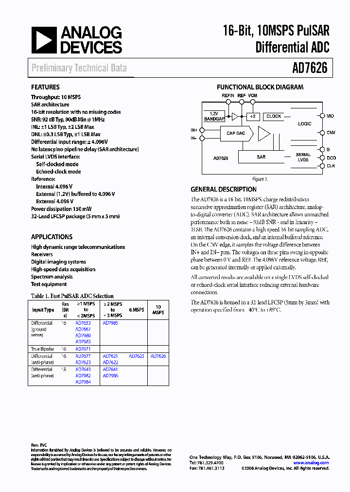 AD7626_4173601.PDF Datasheet