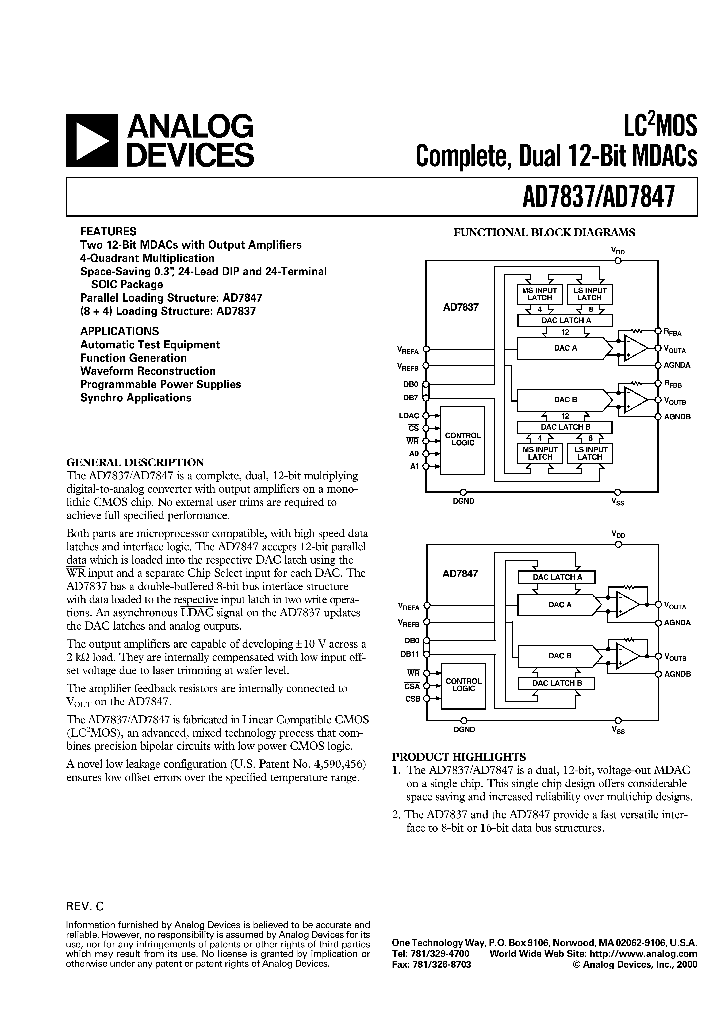 AD7847BR-883B_4501828.PDF Datasheet
