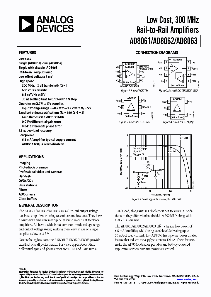 AD8062ARZ-R7_4914532.PDF Datasheet