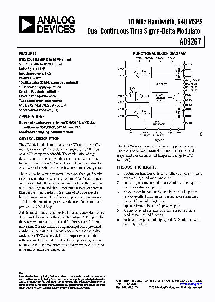 AD9267EBZ_4813178.PDF Datasheet