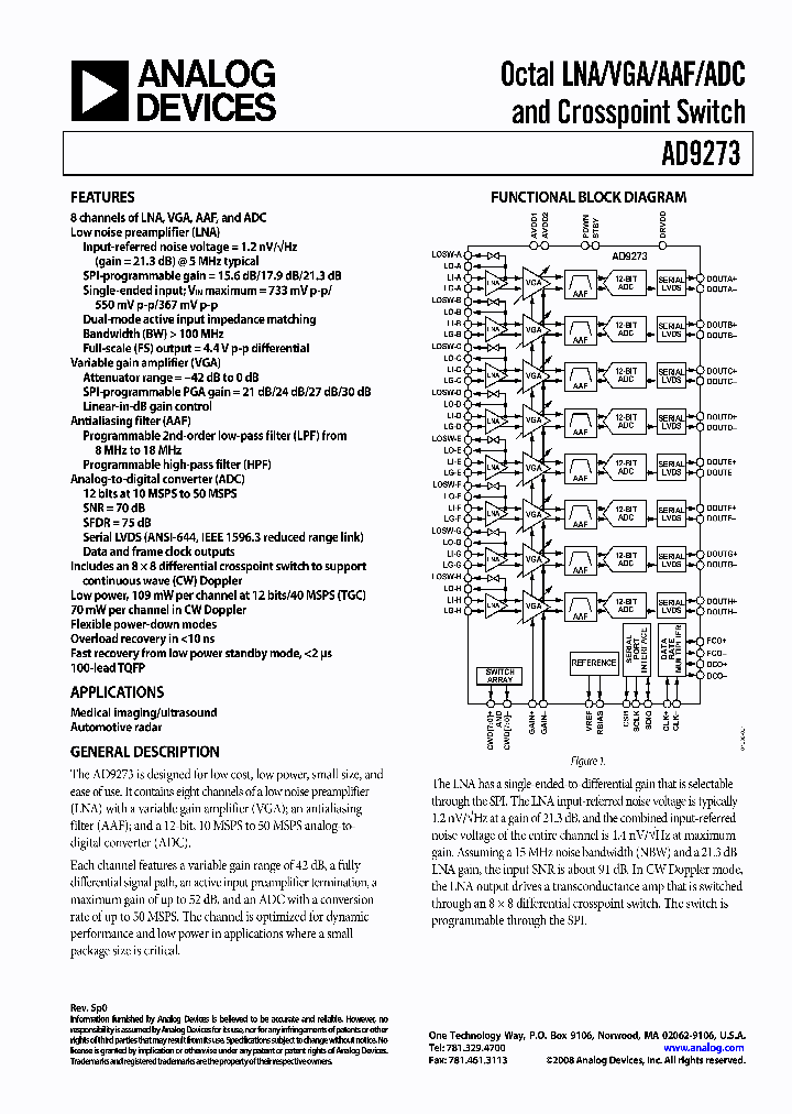 AD9273_4401954.PDF Datasheet
