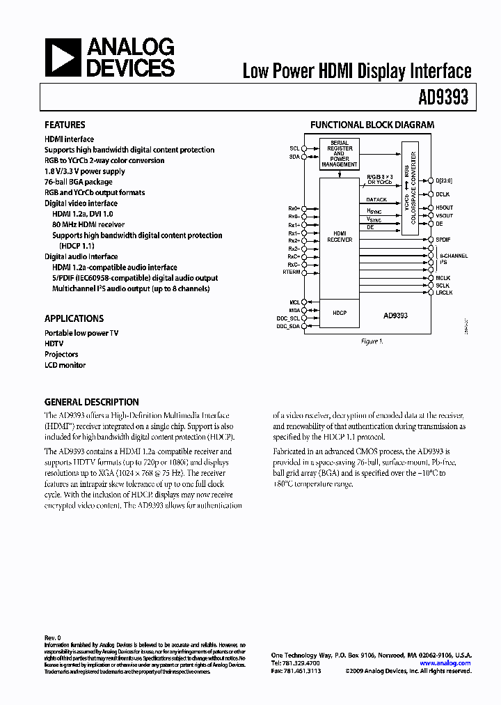 AD9393BBCZRL-80_4707519.PDF Datasheet